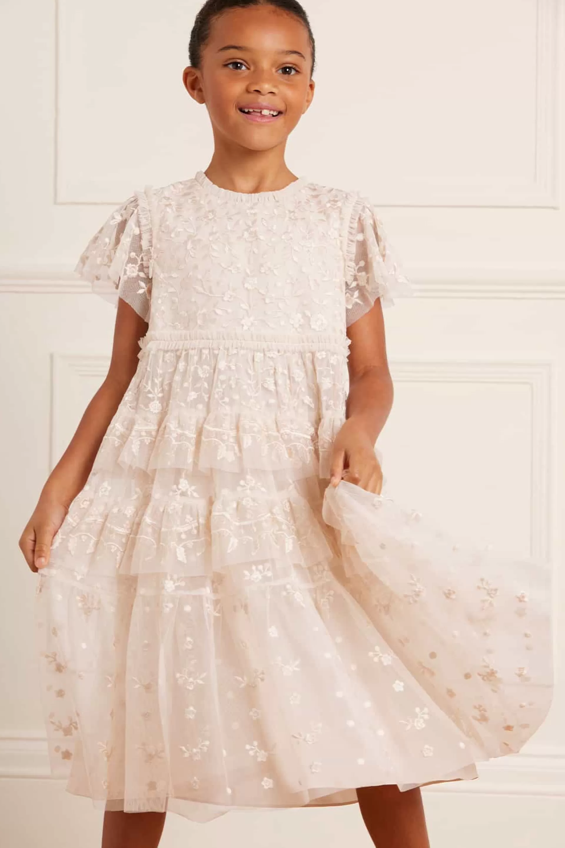 Women/Kids Needle & Thread Flower Girl | Flower Girl-Angelica Lace Kids Dress