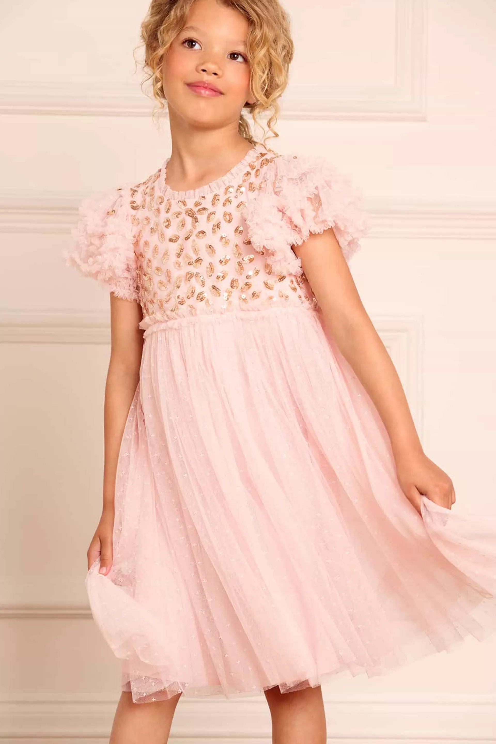 Women/Kids Needle & Thread Flower Girl | Flower Girl-Autumn Leaves Bodice Kids Dress