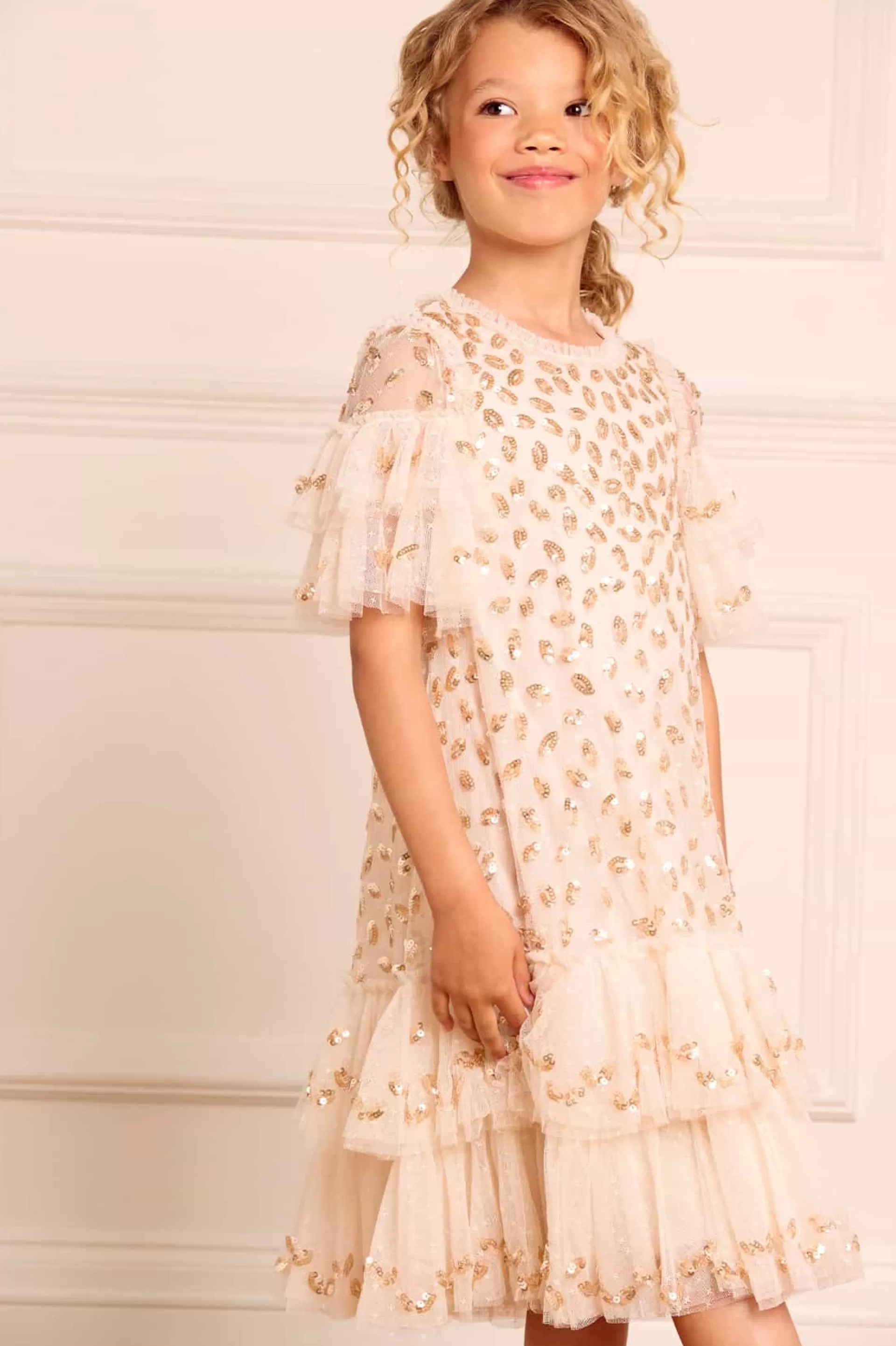 Women/Kids Needle & Thread Flower Girl | Flower Girl-Autumn Leaves Kids Dress