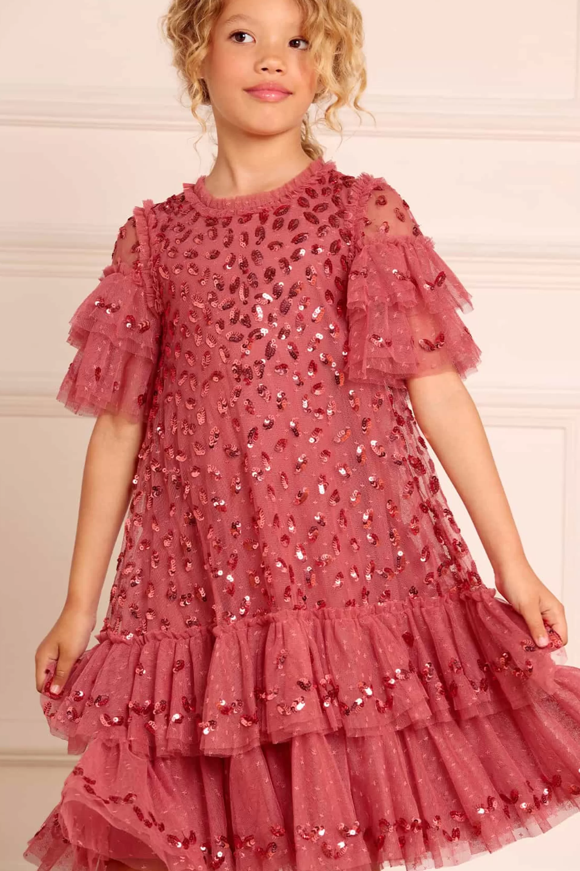 Women/Kids Needle & Thread Mummy & Me | Kids Embellished Dresses-Autumn Leaves Kids Dress