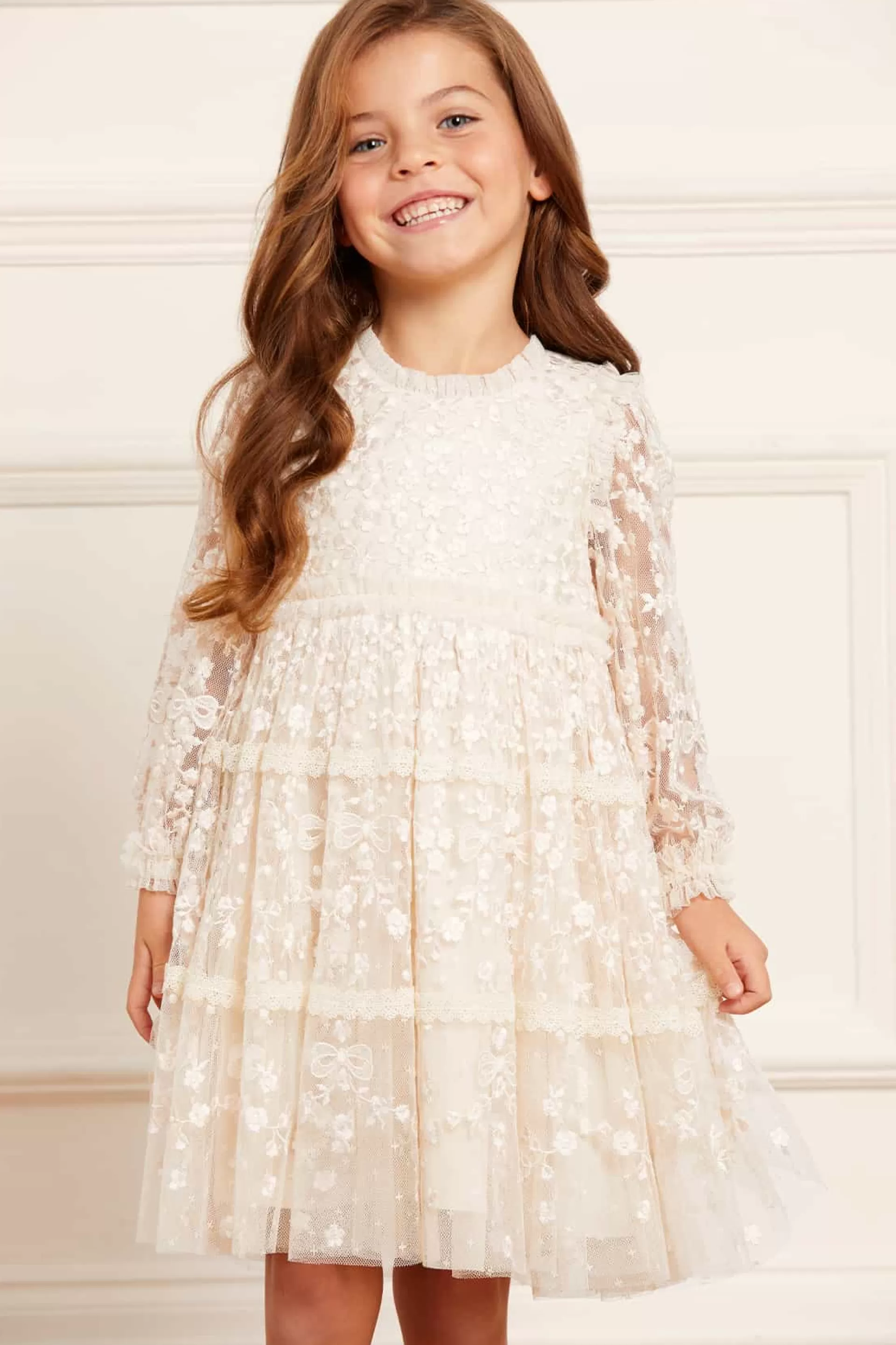 Women/Kids Needle & Thread Mummy & Me | Flower Girl-Celestia Ribbon Kids Dress