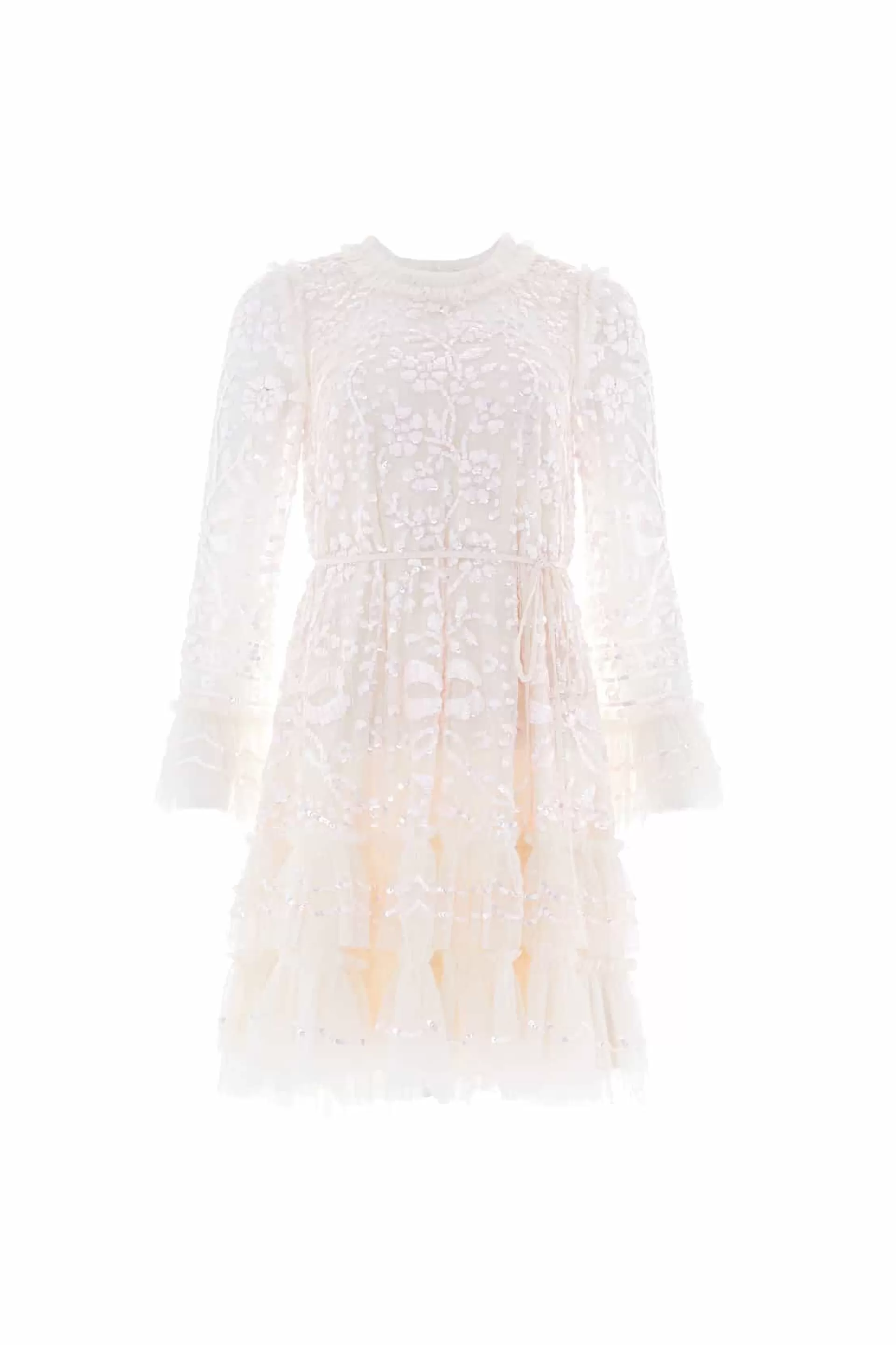 Women Needle & Thread Wedding Wardrobe | Flattering Fit-Celia Long Sleeve Mini Dress