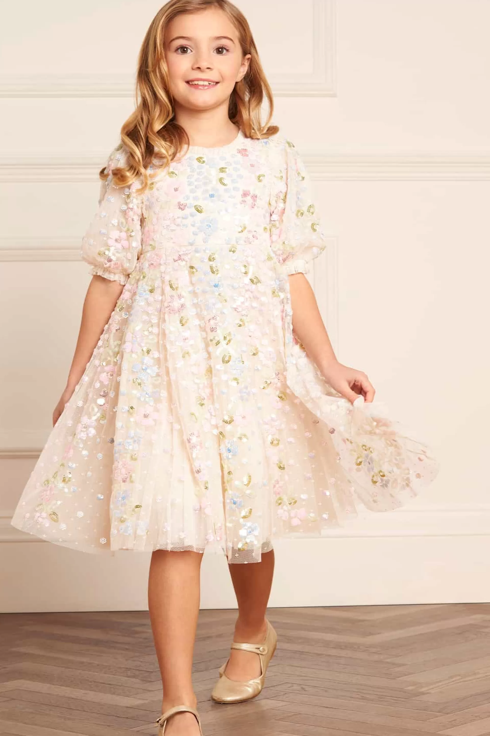 Women/Kids Needle & Thread Mummy & Me | Flower Girl-Confetti Gloss Kids Dress