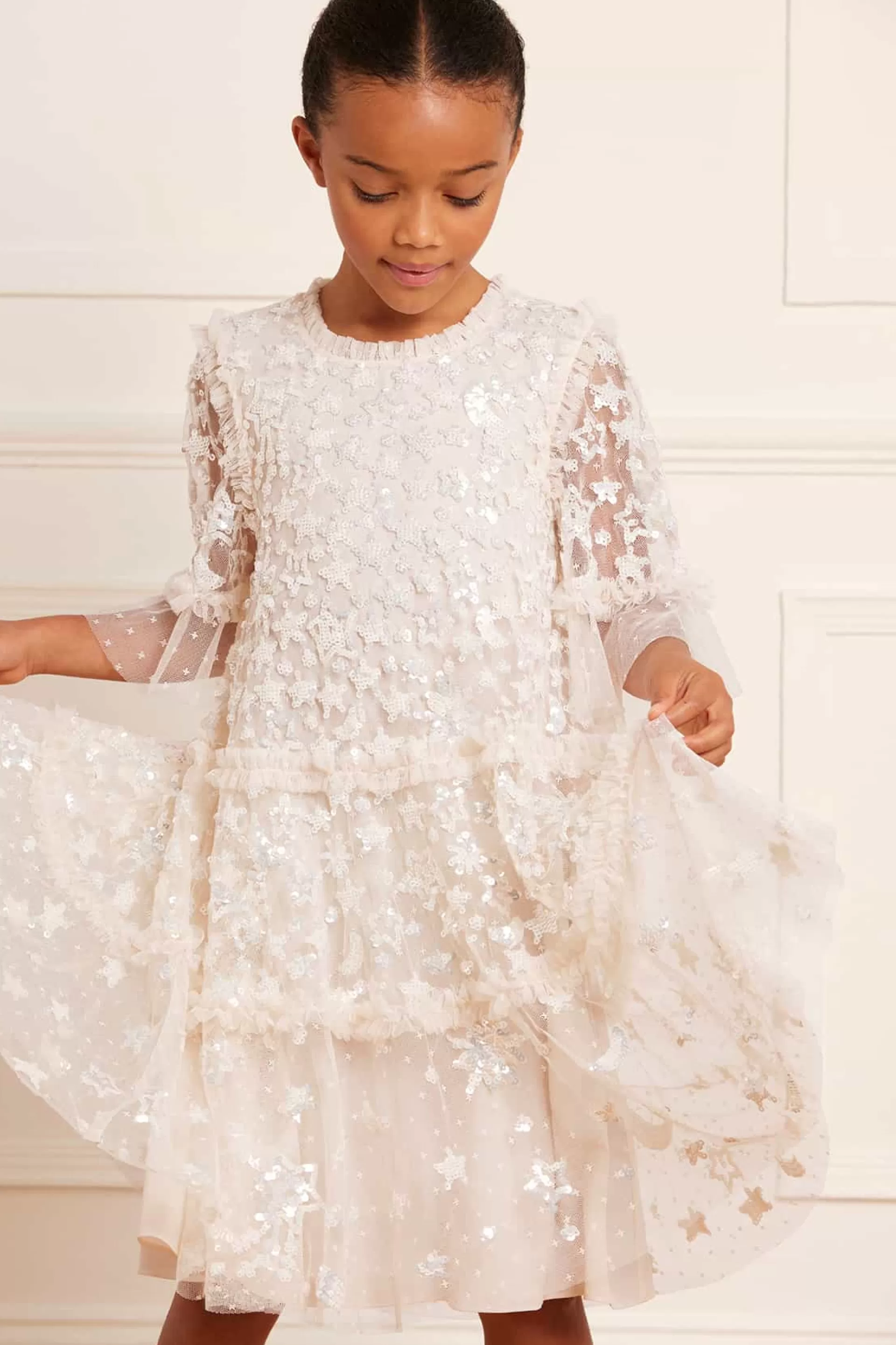 Women/Kids Needle & Thread Mummy & Me | Flower Girl-Constellation Gloss Kids Dress