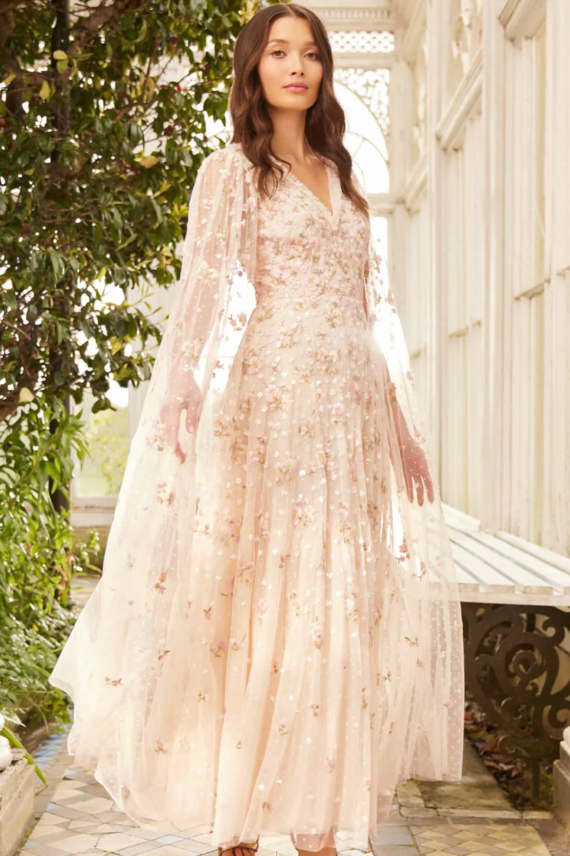 Women Needle & Thread Dresses | Bridal-Dahlia Ditsy Ankle Gown