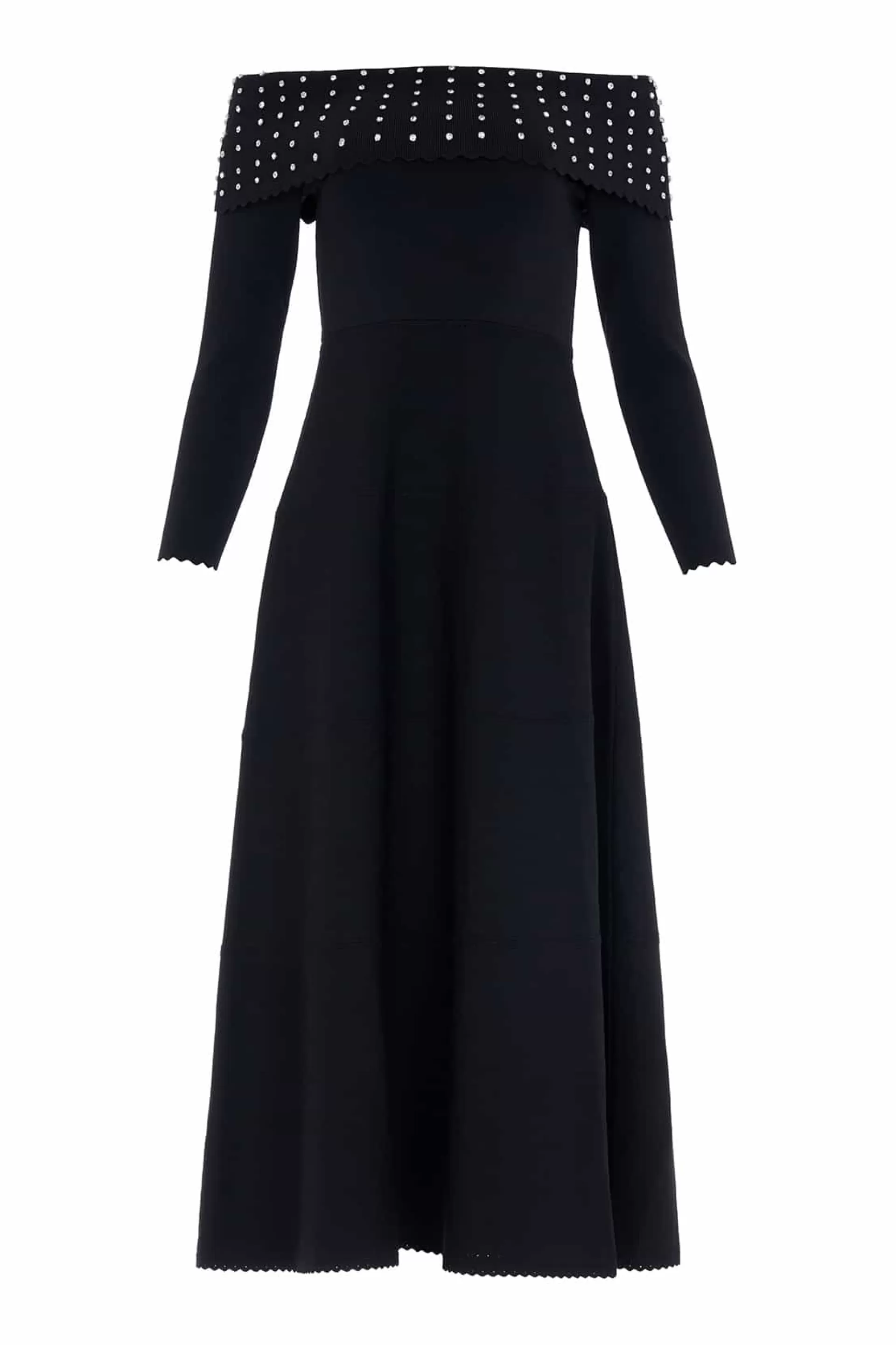 Women Needle & Thread Day Dresses | Knitwear-Embellished Bardot Knit Gown