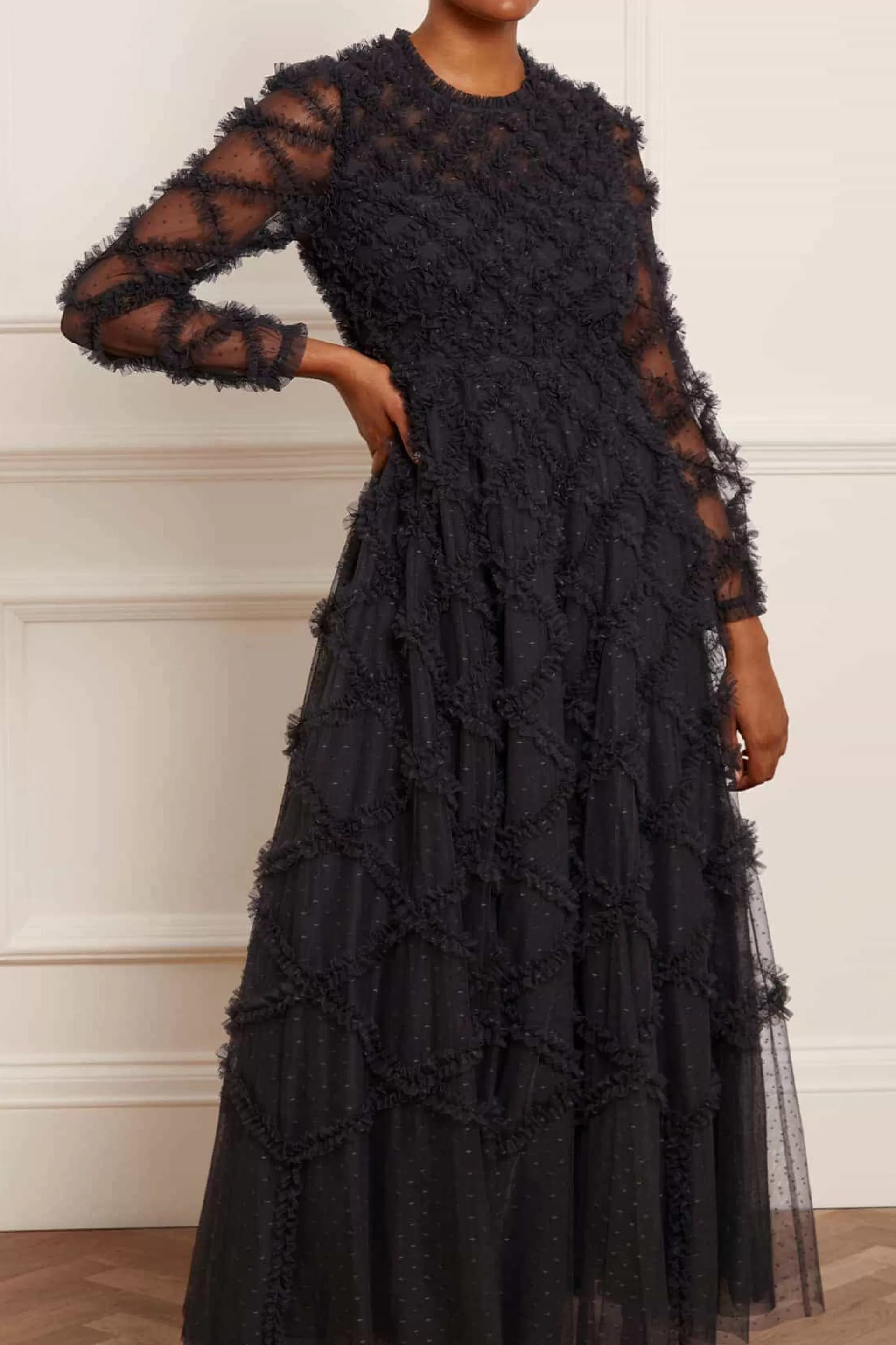 Women Needle & Thread Dresses-Evelyn Long Sleeve Gown