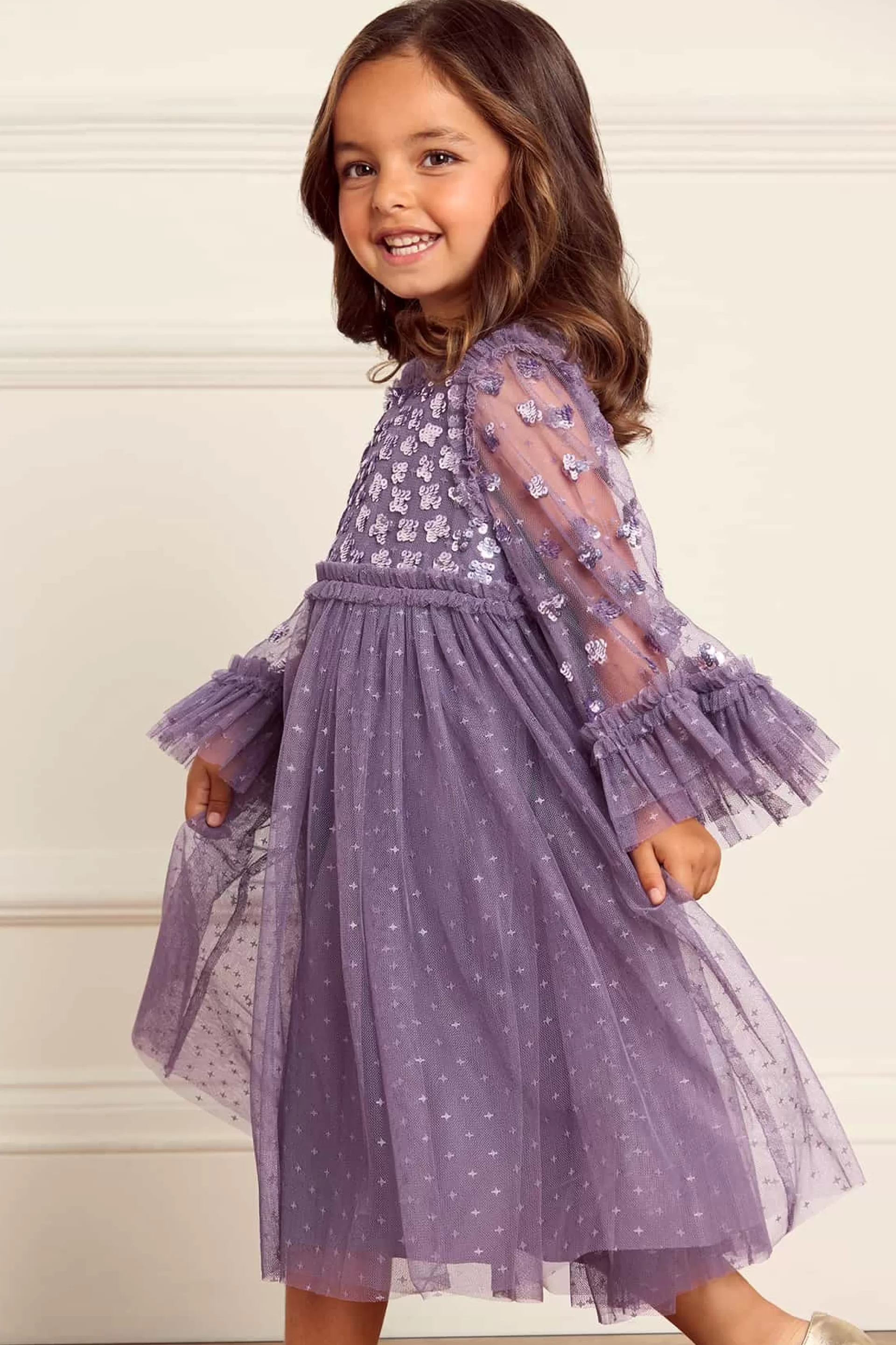 Women/Kids Needle & Thread Mummy & Me | Kids Embellished Dresses-Glisten Bodice Kids Dress