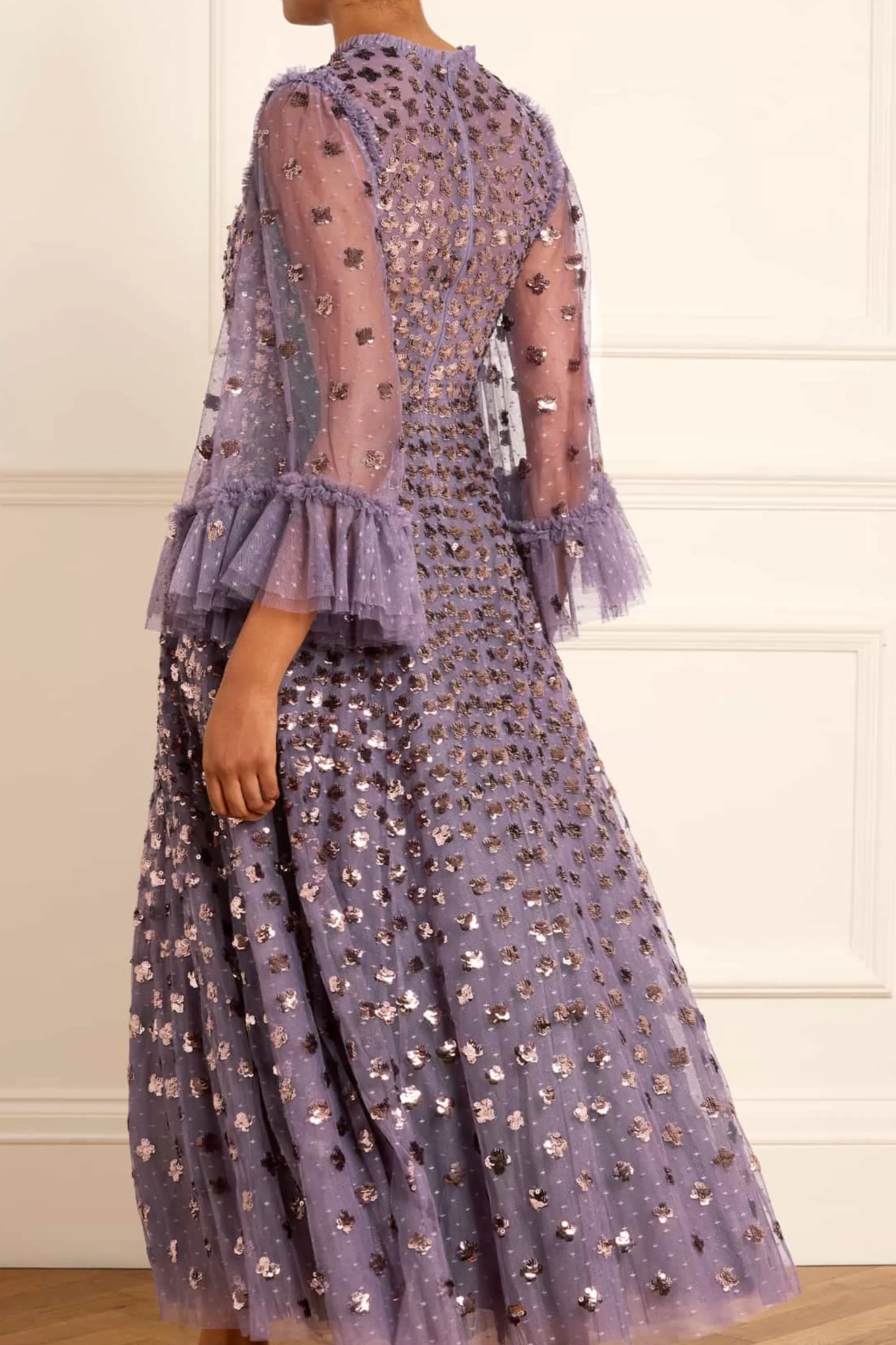 Women Needle & Thread Mummy & Me | Plus Size-Glisten Long Sleeve Ankle Gown