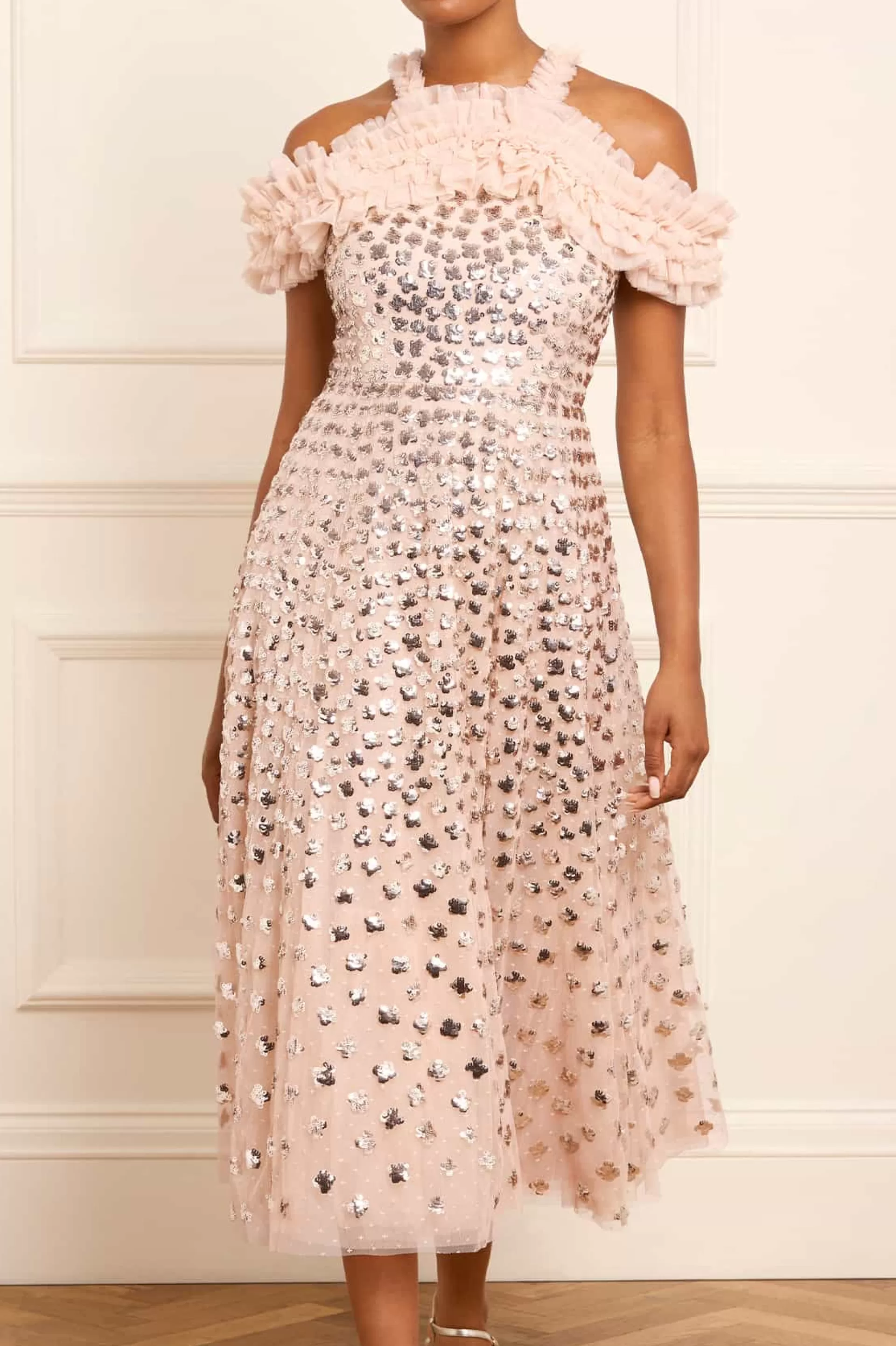 Women Needle & Thread Mummy & Me | Plus Size-Glisten Off-Shoulder Ballerina Dress