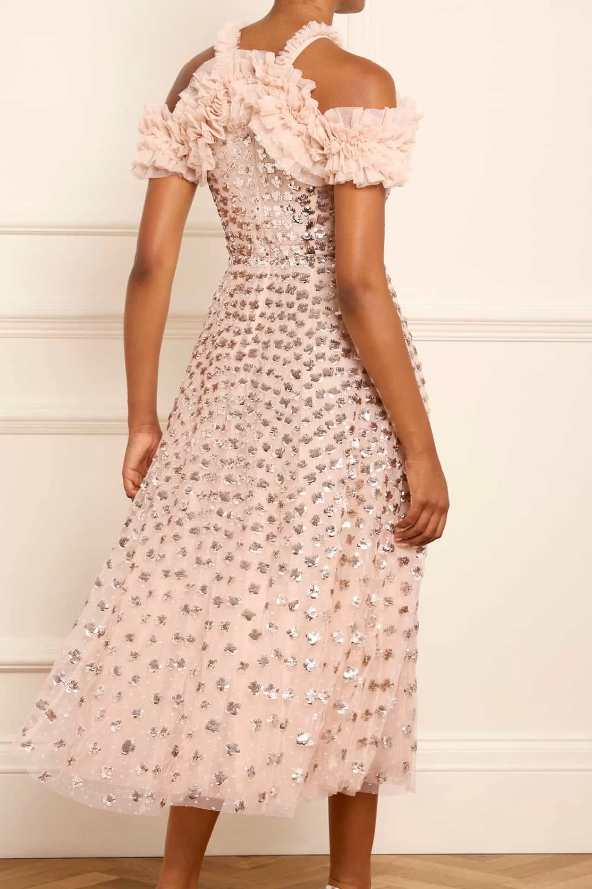 Women Needle & Thread Mummy & Me | Plus Size-Glisten Off-Shoulder Ballerina Dress