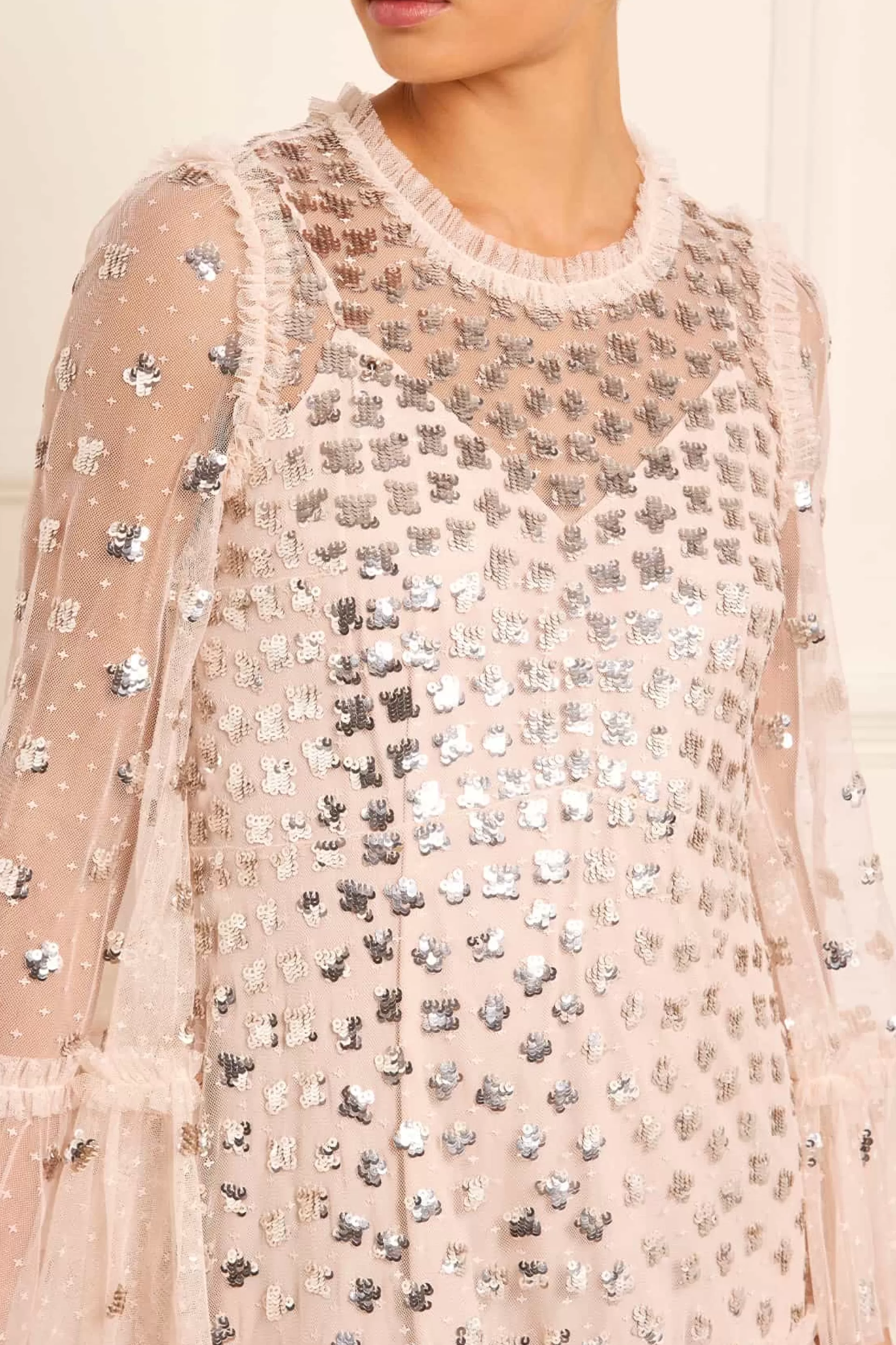 Women Needle & Thread Mummy & Me | Evening Dresses-Glisten Tiered Ankle Gown