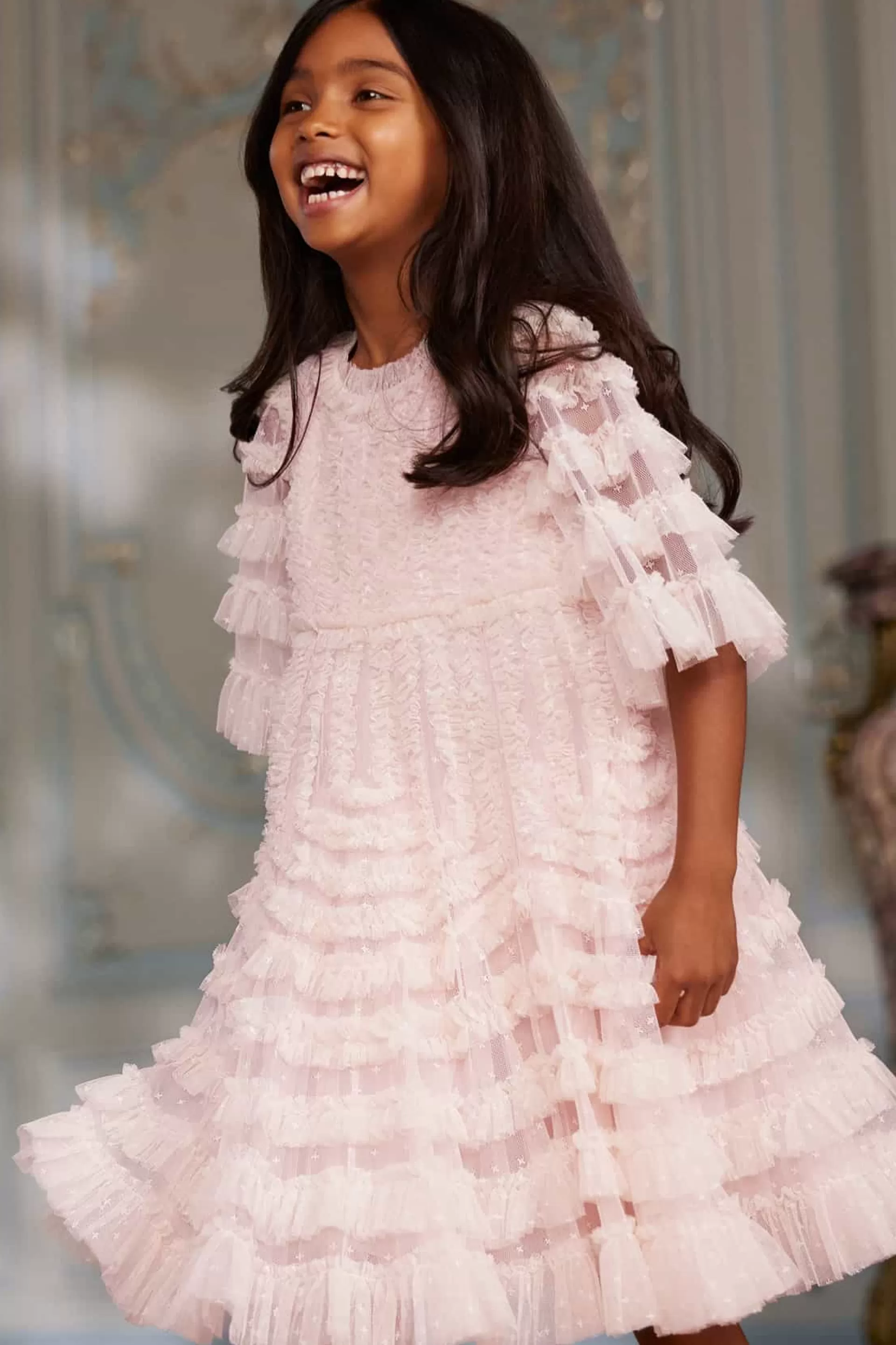 Women/Kids Needle & Thread Mummy & Me | Flower Girl-La Vie En Rose Kids Dress