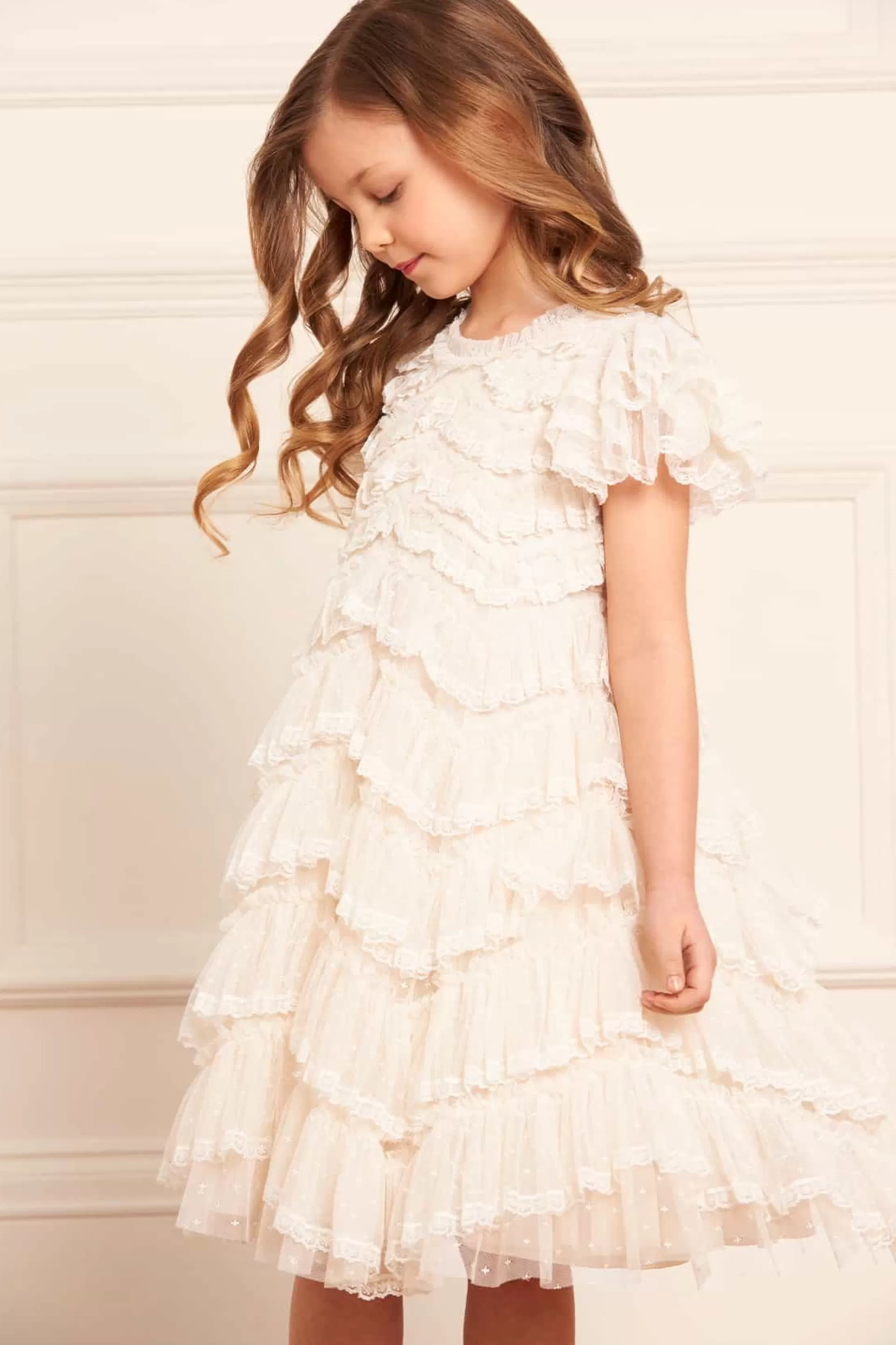 Women/Kids Needle & Thread Mummy & Me | Flower Girl-Libby Lace Kids Dress