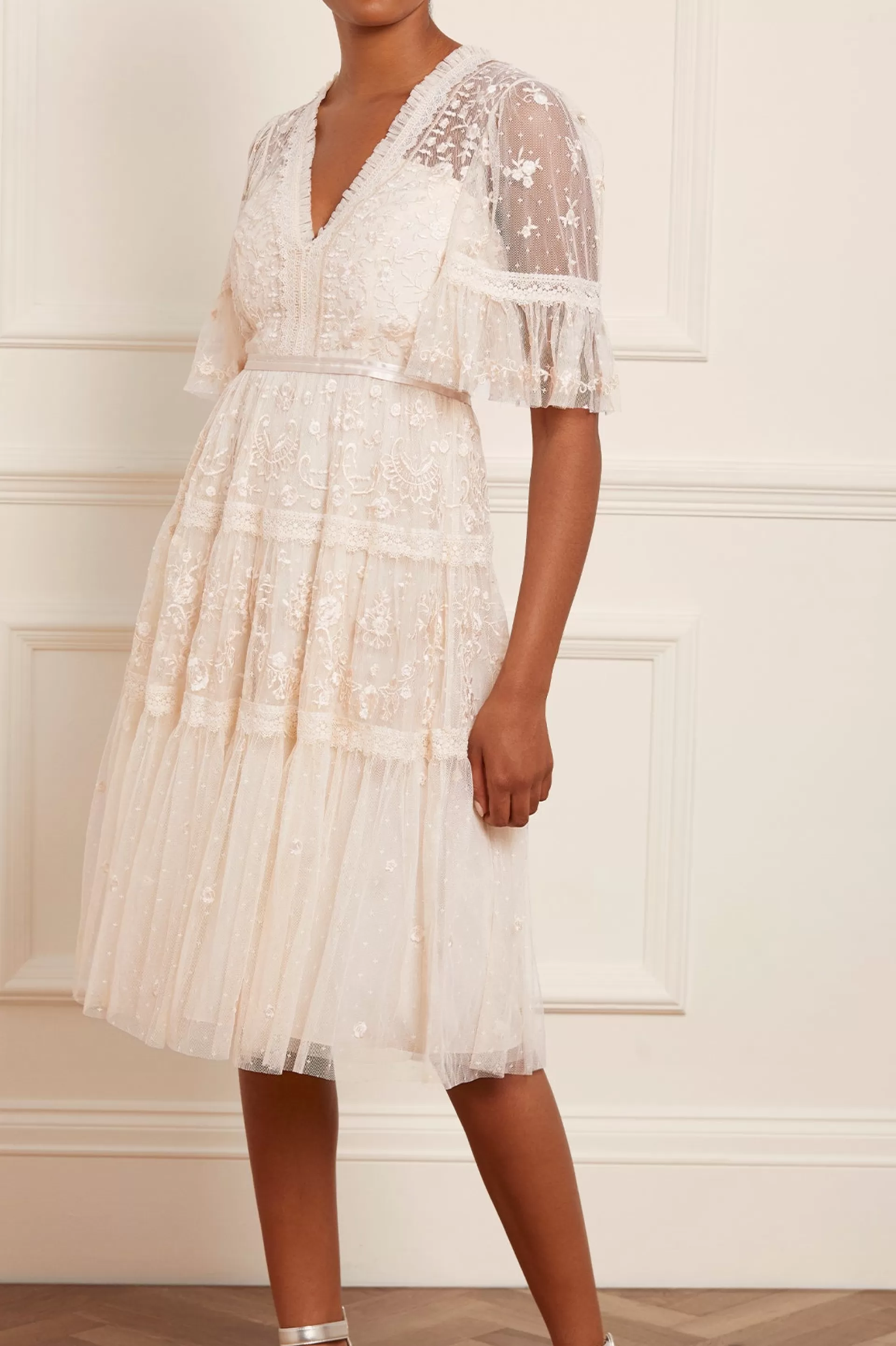 Women Needle & Thread Dresses-Lottie Lace Midi Dress