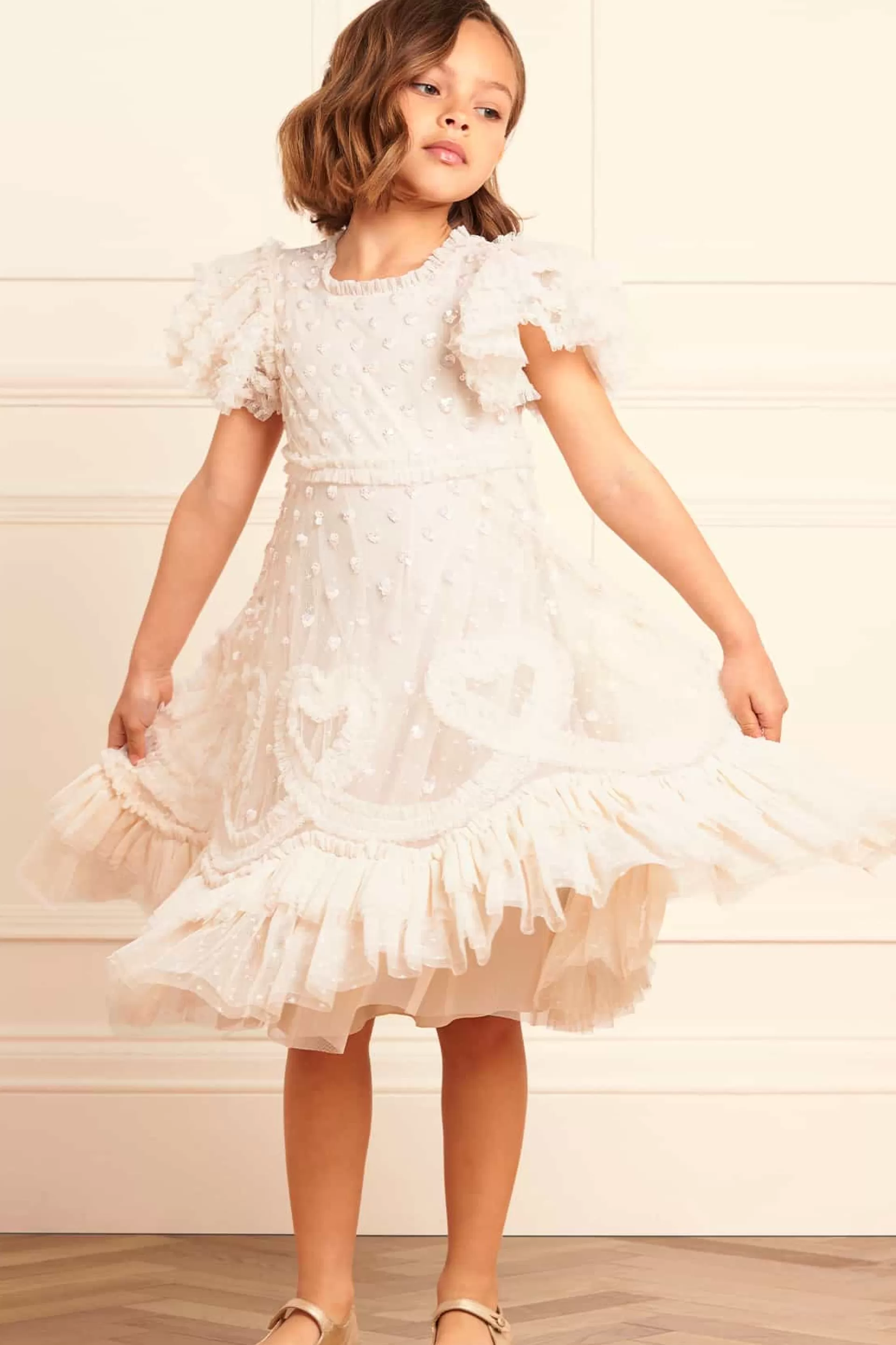 Women/Kids Needle & Thread Flower Girl | Flower Girl-Love Letter Kids Dress