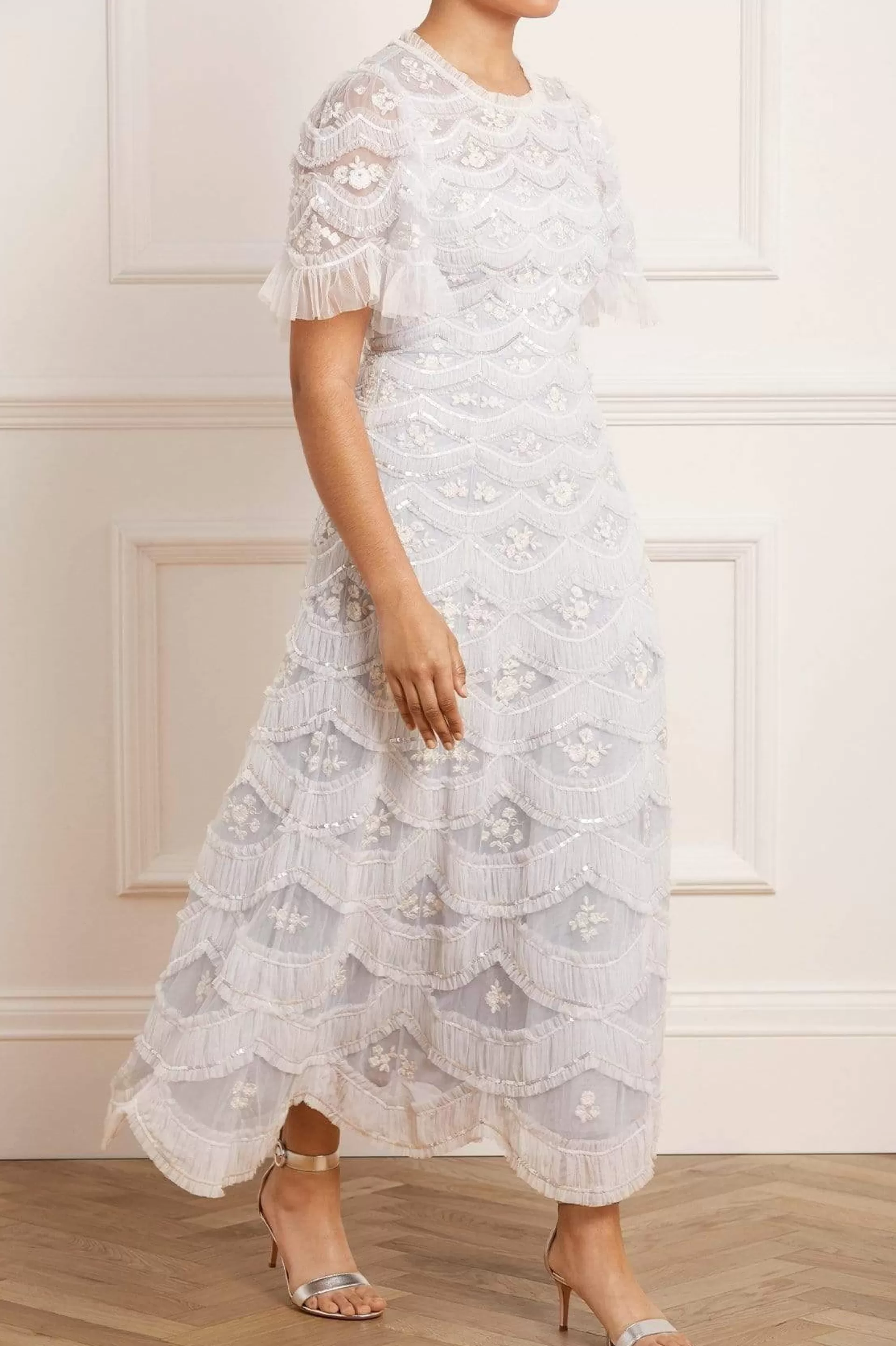 Women Needle & Thread Embellished Dresses | Dresses-Lunette Blossom Ankle Gown