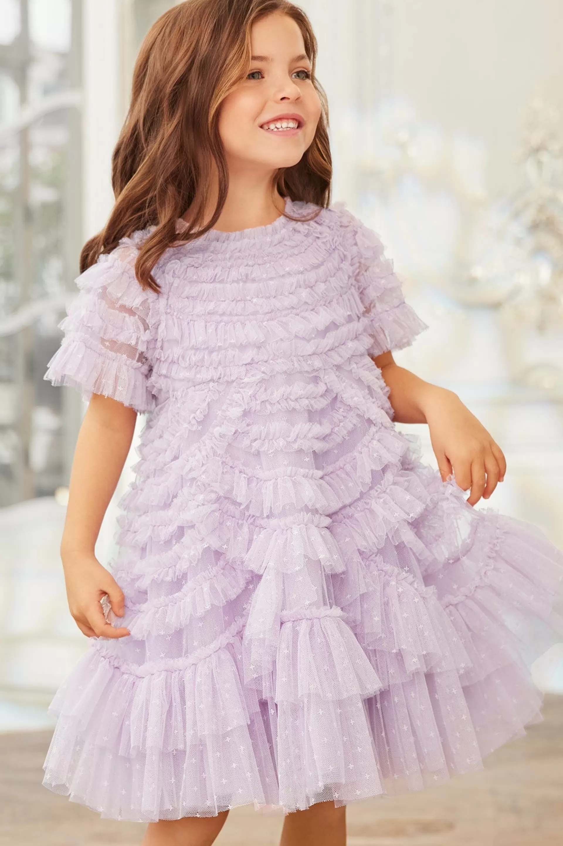 Women/Kids Needle & Thread Kids Responsibly Sourced | Responsibly Sourced-Marilla Ruffle Kids Dress