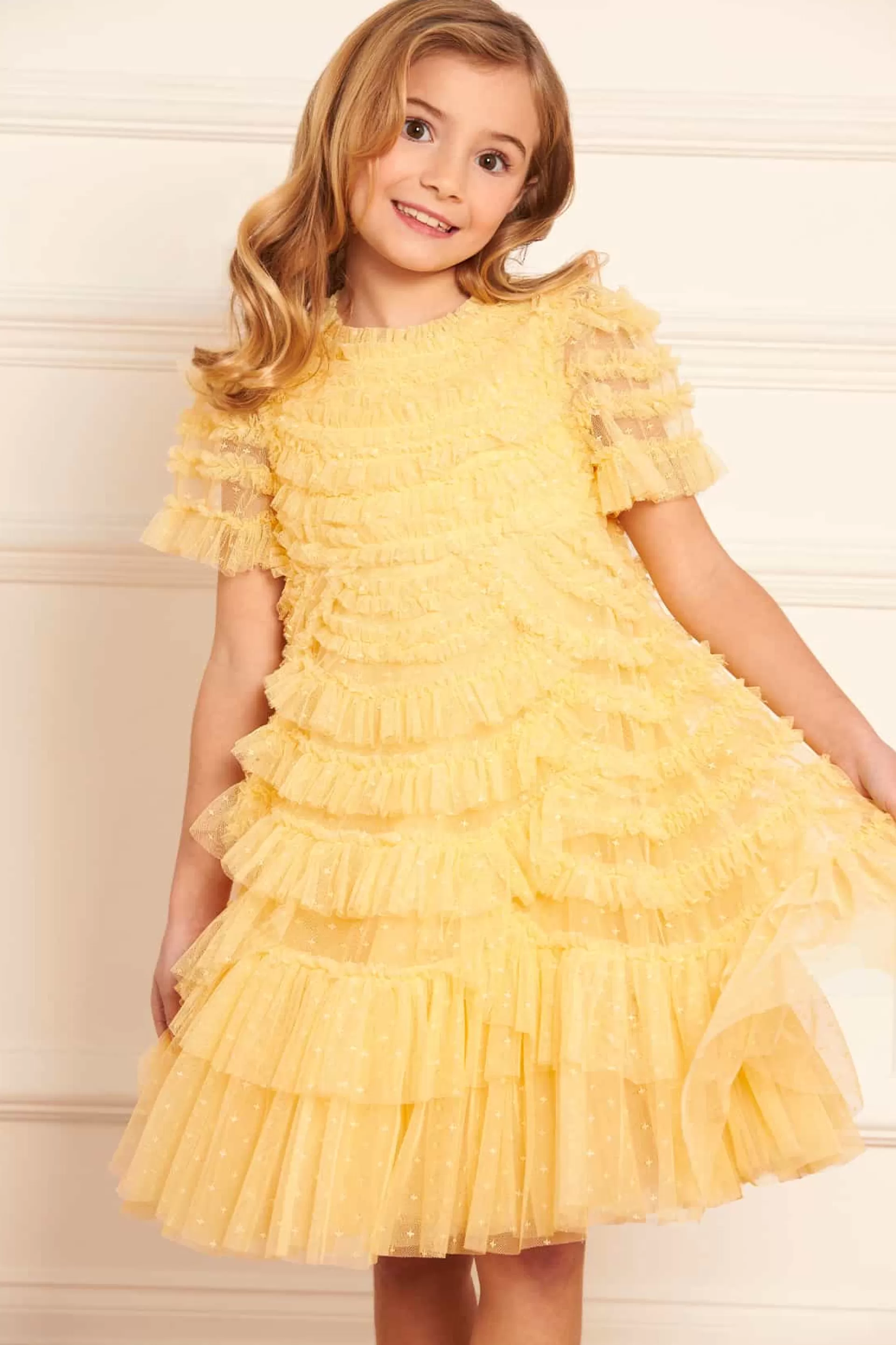 Women/Kids Needle & Thread Kids Responsibly Sourced | Responsibly Sourced-Marilla Ruffle Kids Dress