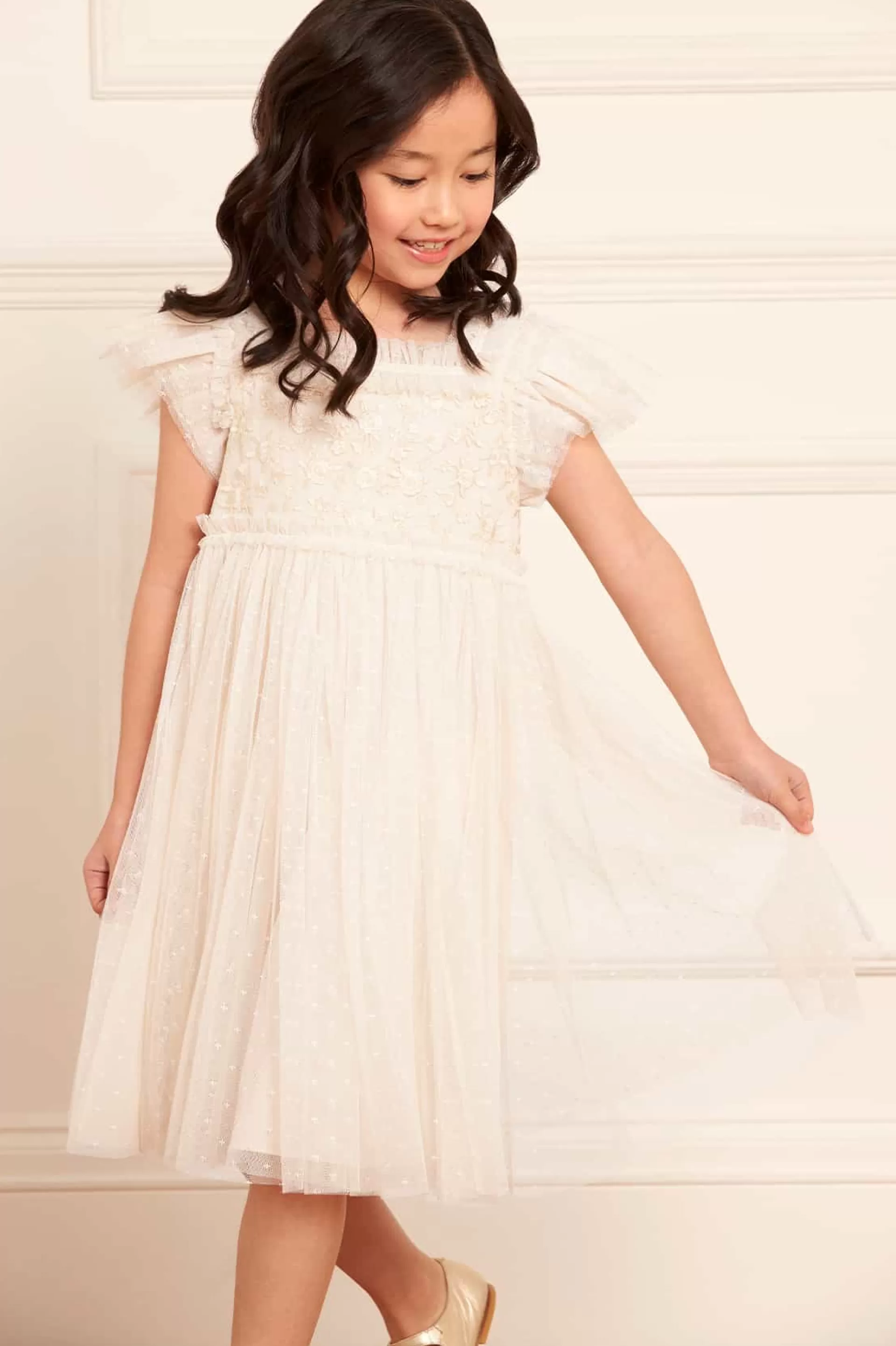 Women/Kids Needle & Thread Mummy & Me | Flower Girl-Midsummer Lace Bodice Kids Dress