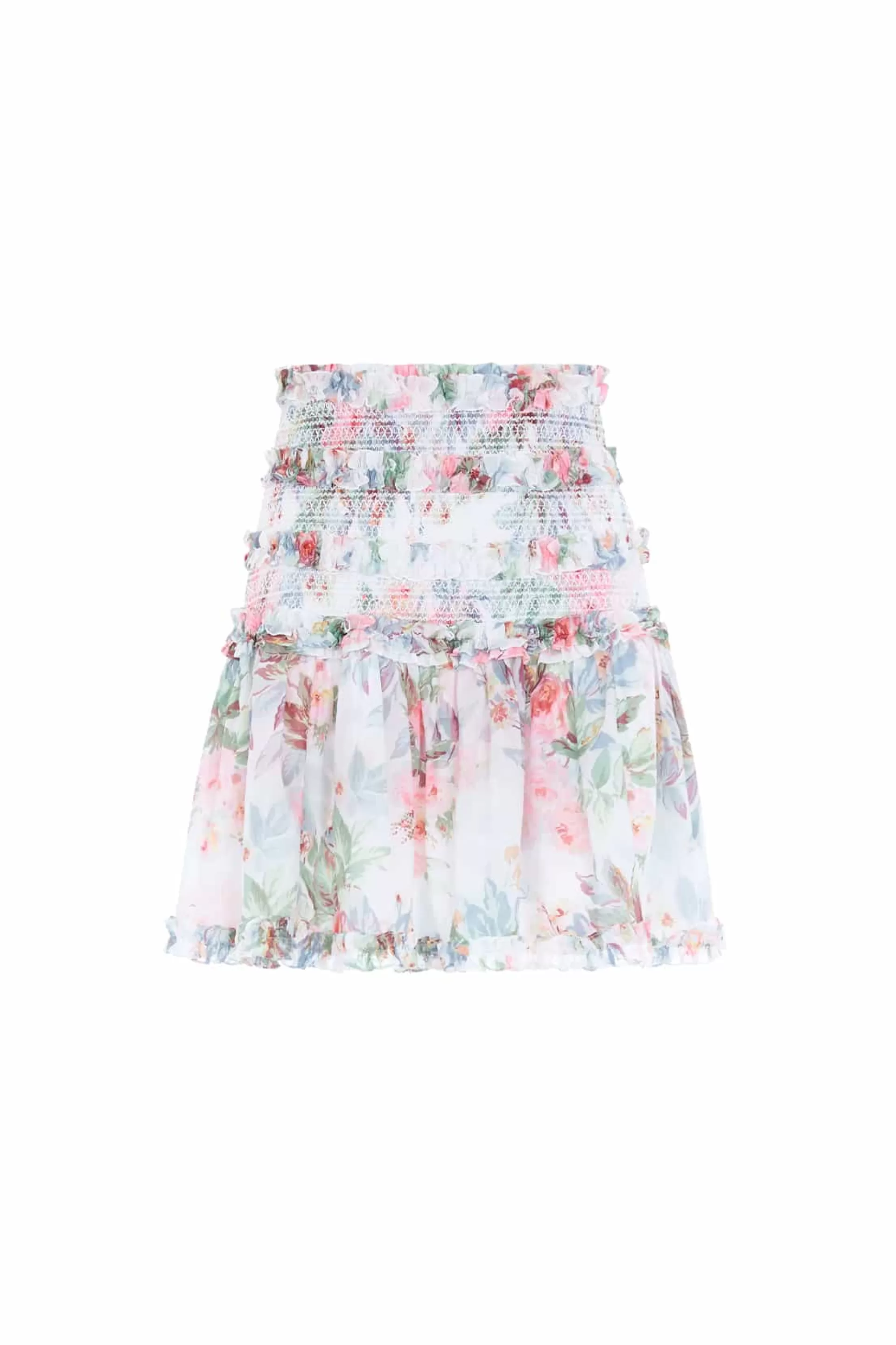 Women Needle & Thread Plus Size | Skirts-Paradise Garden Maria Chiffon Micro Mini Skirt