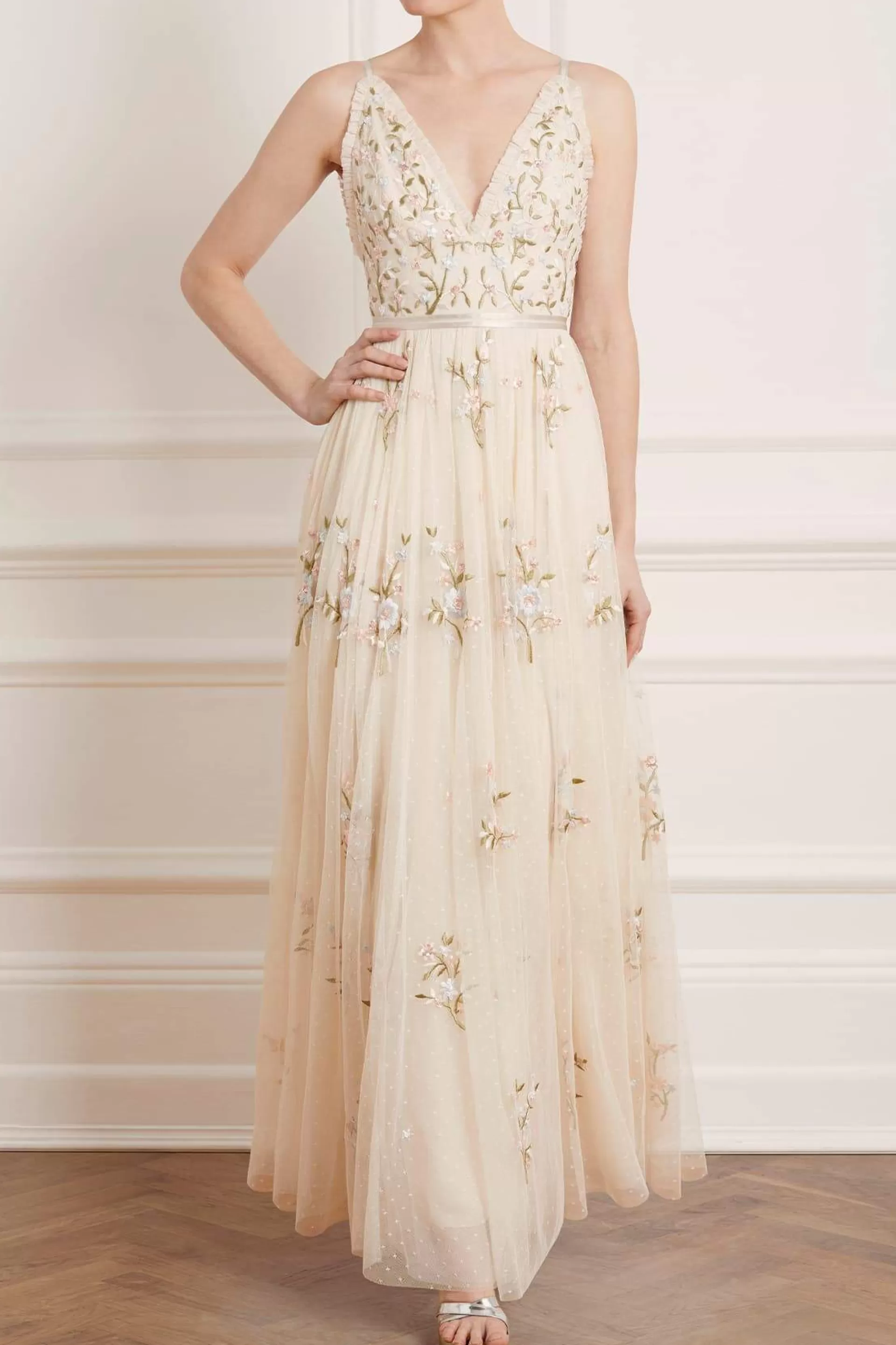 Women Needle & Thread Bridal | Embroidered Dresses-Petunia Gown