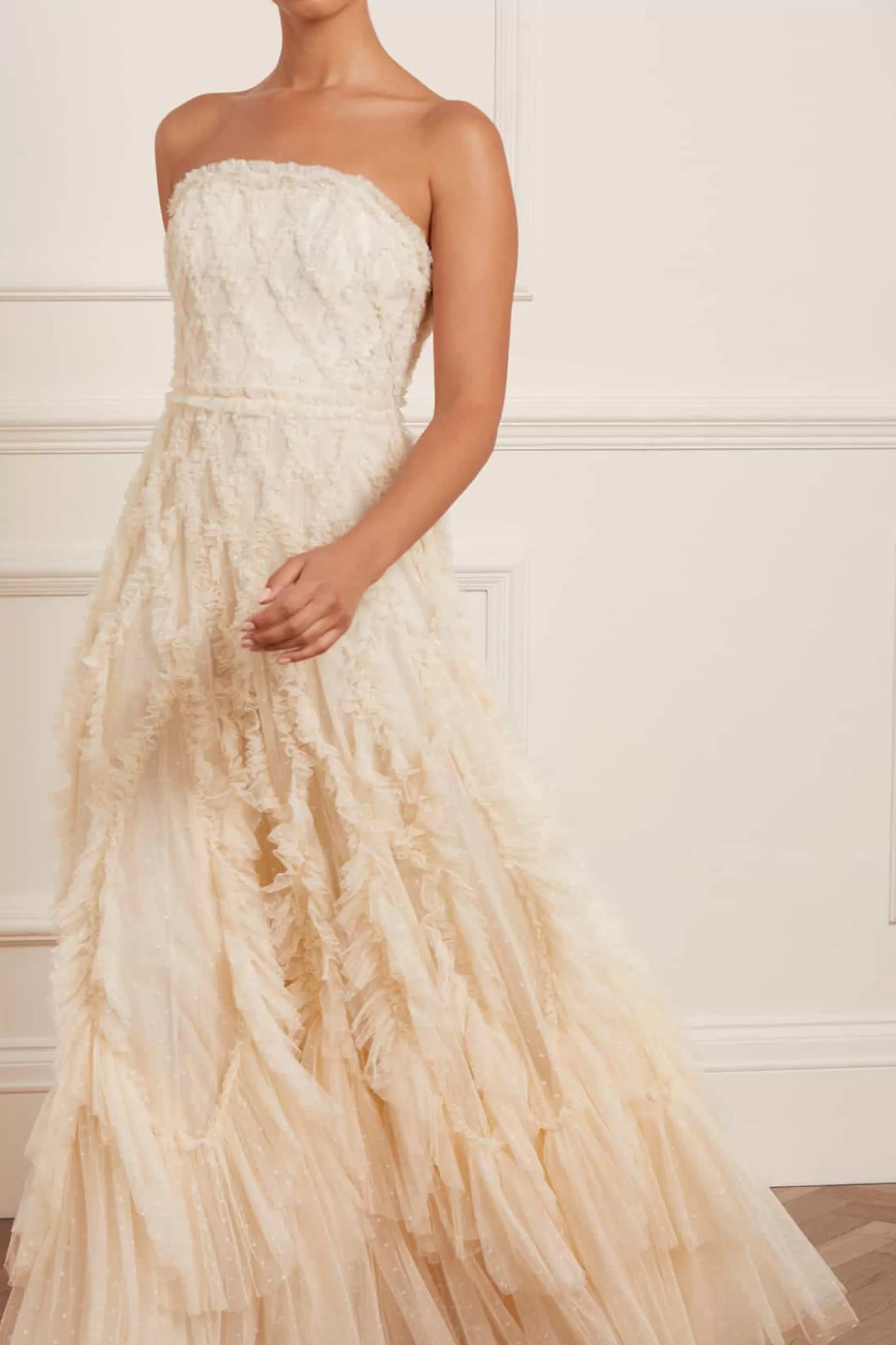 Women Needle & Thread Dresses | Bridal-Rosella Ruffle Strapless Gown