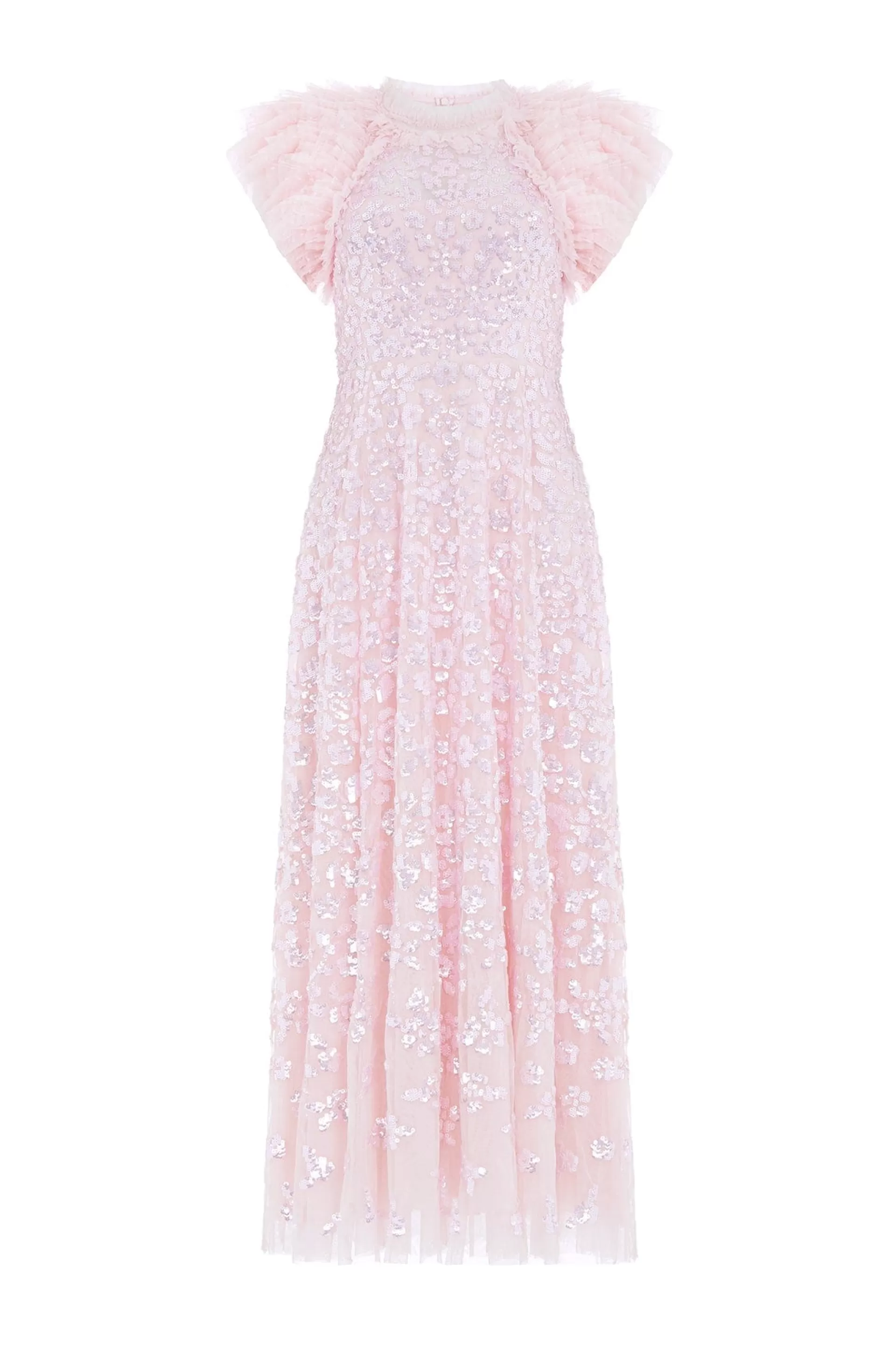 Women Needle & Thread Dresses-Sequin Rose Gloss Ankle Gown