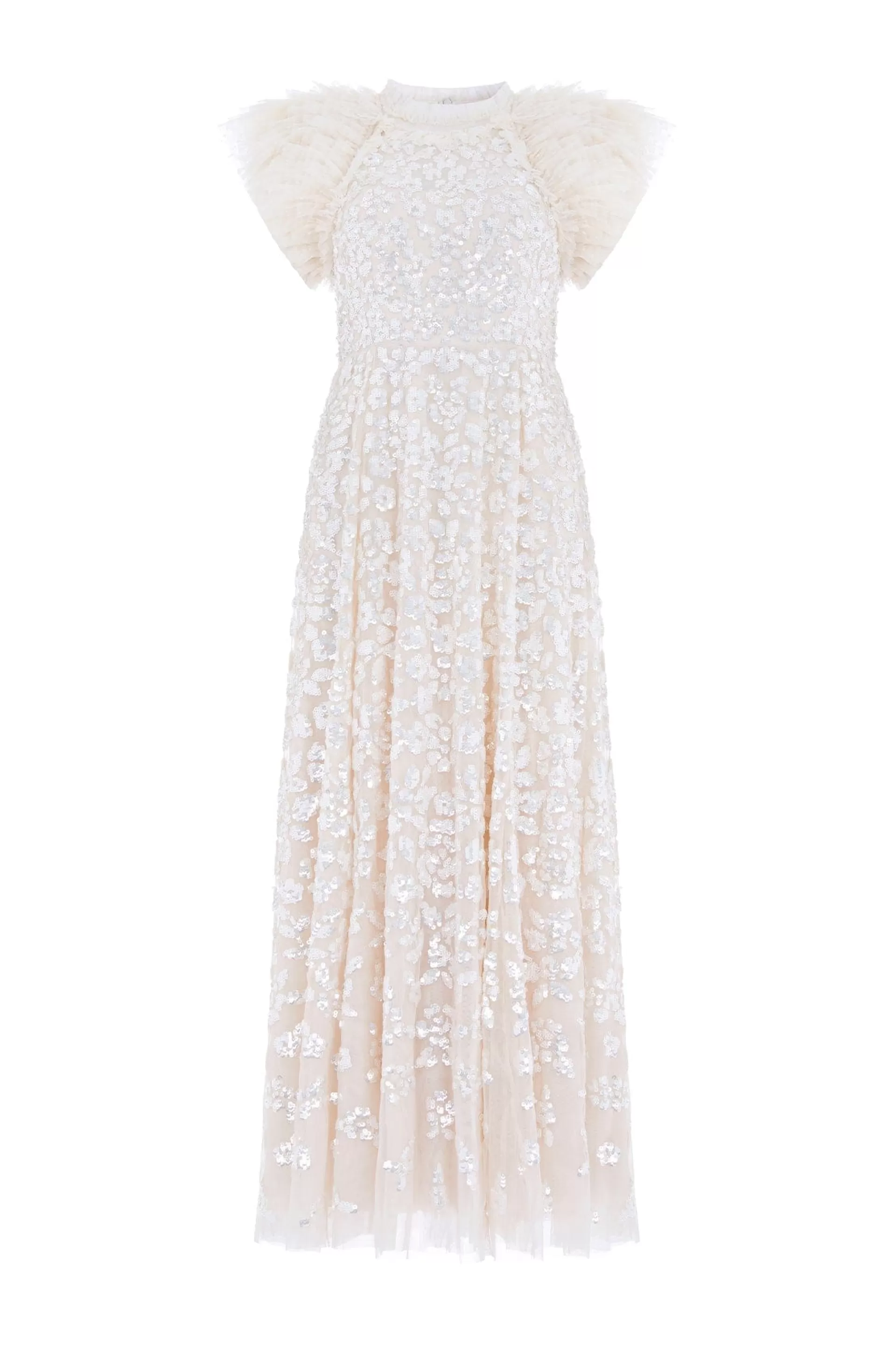 Women Needle & Thread Dresses-Sequin Rose Gloss Ankle Gown