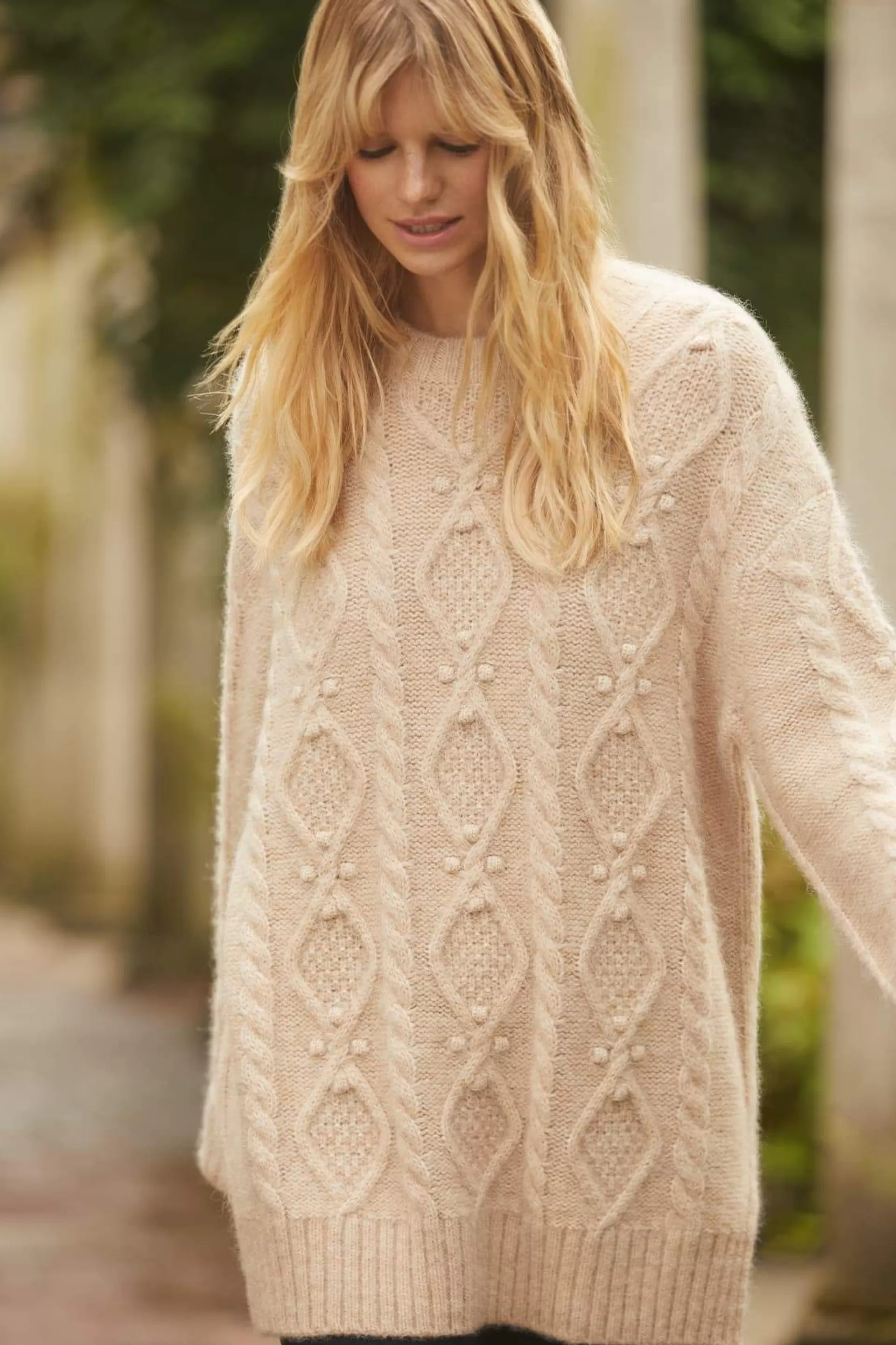 Women Needle & Thread Knitwear | Exclusives-Sylvie Cable Longline Jumper