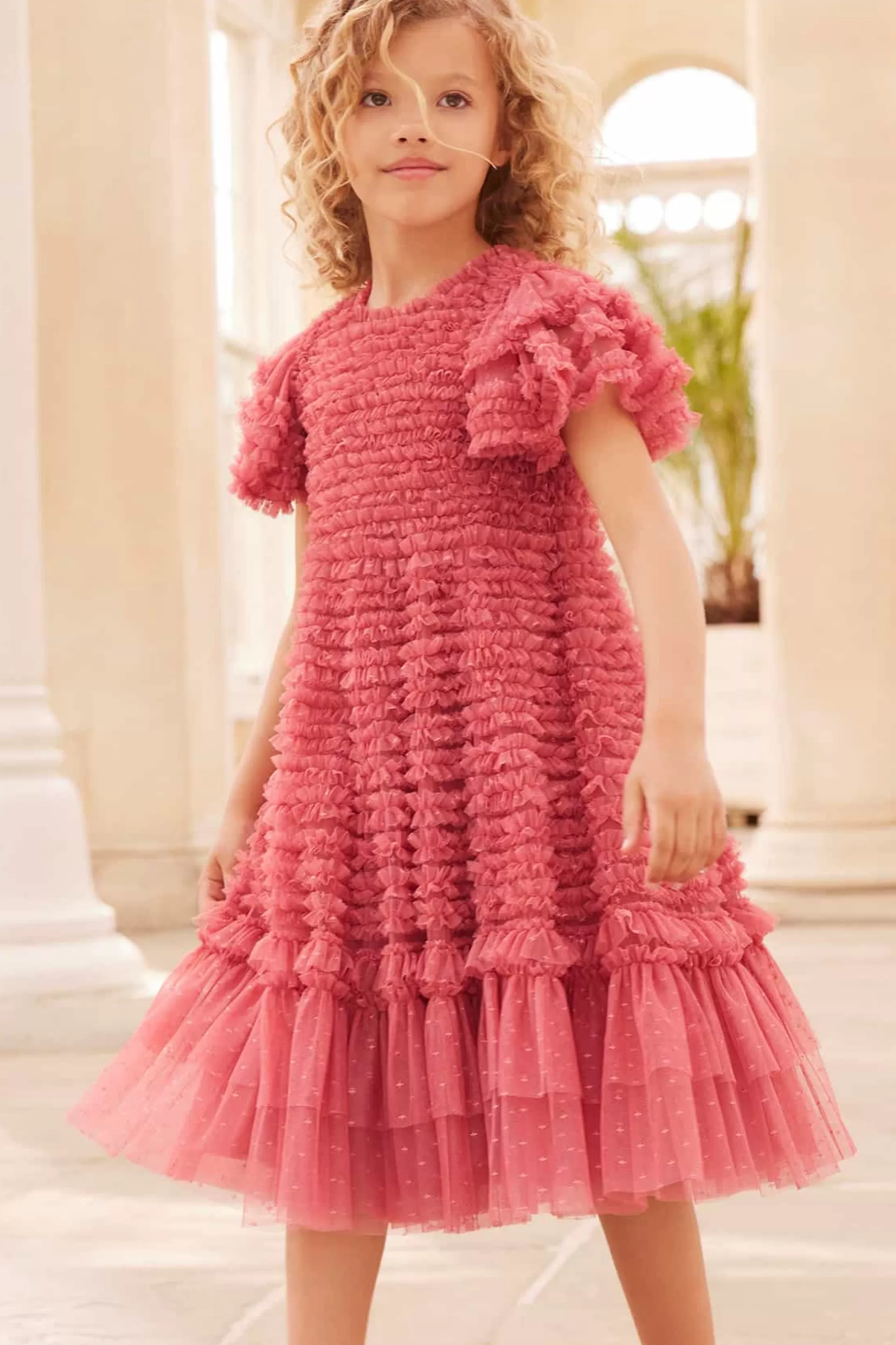 Women/Kids Needle & Thread Kids Responsibly Sourced | Responsibly Sourced-Vivi Ruffle Kids Dress