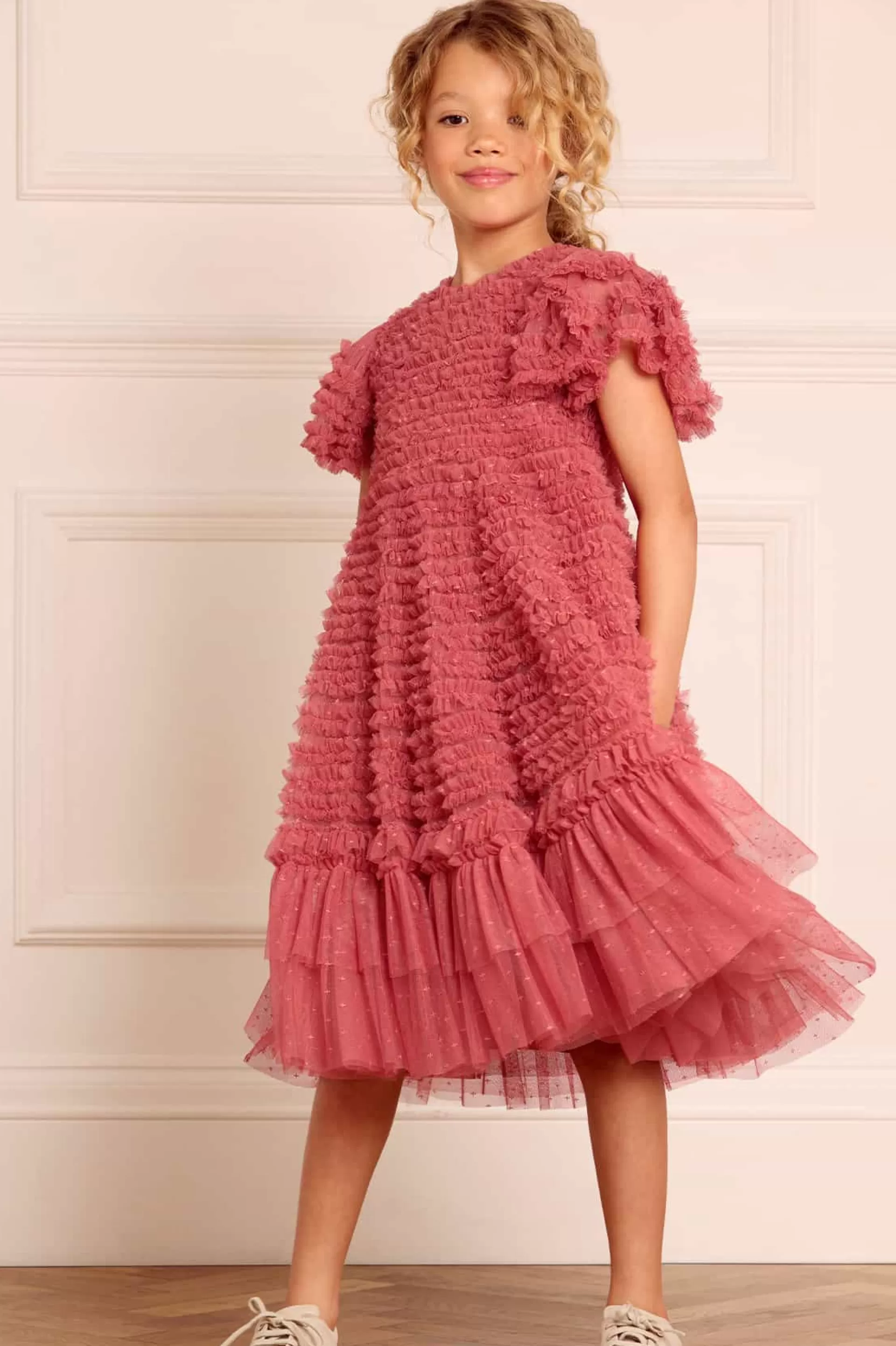 Women/Kids Needle & Thread Kids Responsibly Sourced | Responsibly Sourced-Vivi Ruffle Kids Dress